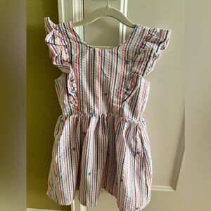 ♥️ 🤍 💙 Fun July 4 Dress ⭐️ xs 4/5 Cat + Jack Dress! So cute 🥰